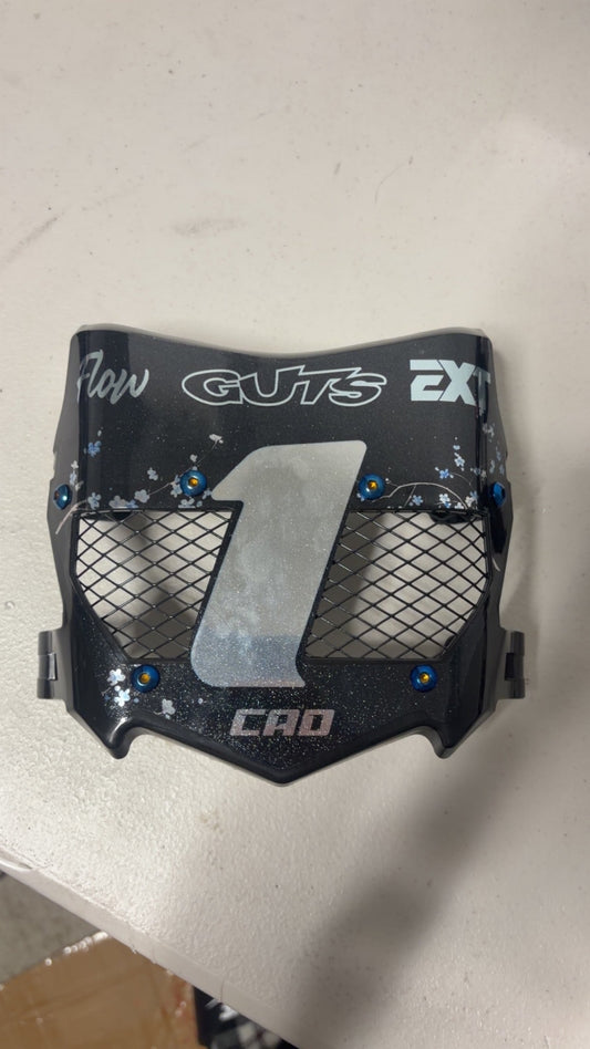 *Blossom Collection* Real Titanium Vented Motocutz Vented Plate