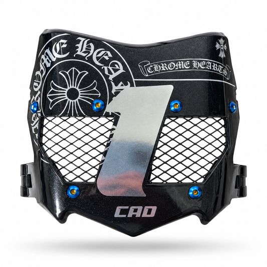 *Chrome Hearts* Real Titanium Vented Motocutz Vented Plate