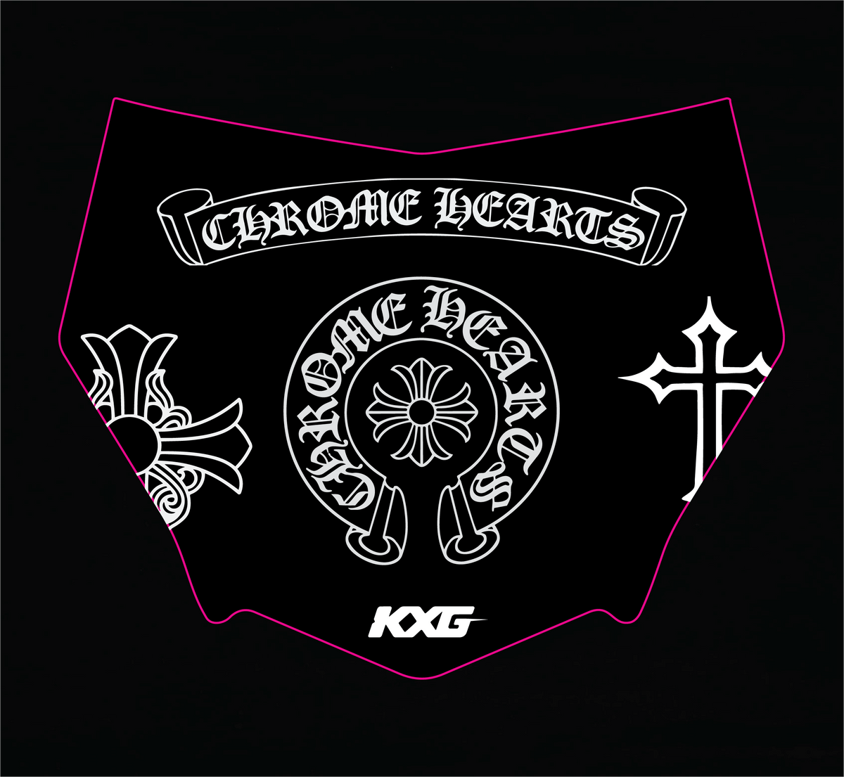 Premade Full Chrome Hearts Motocutz Decal